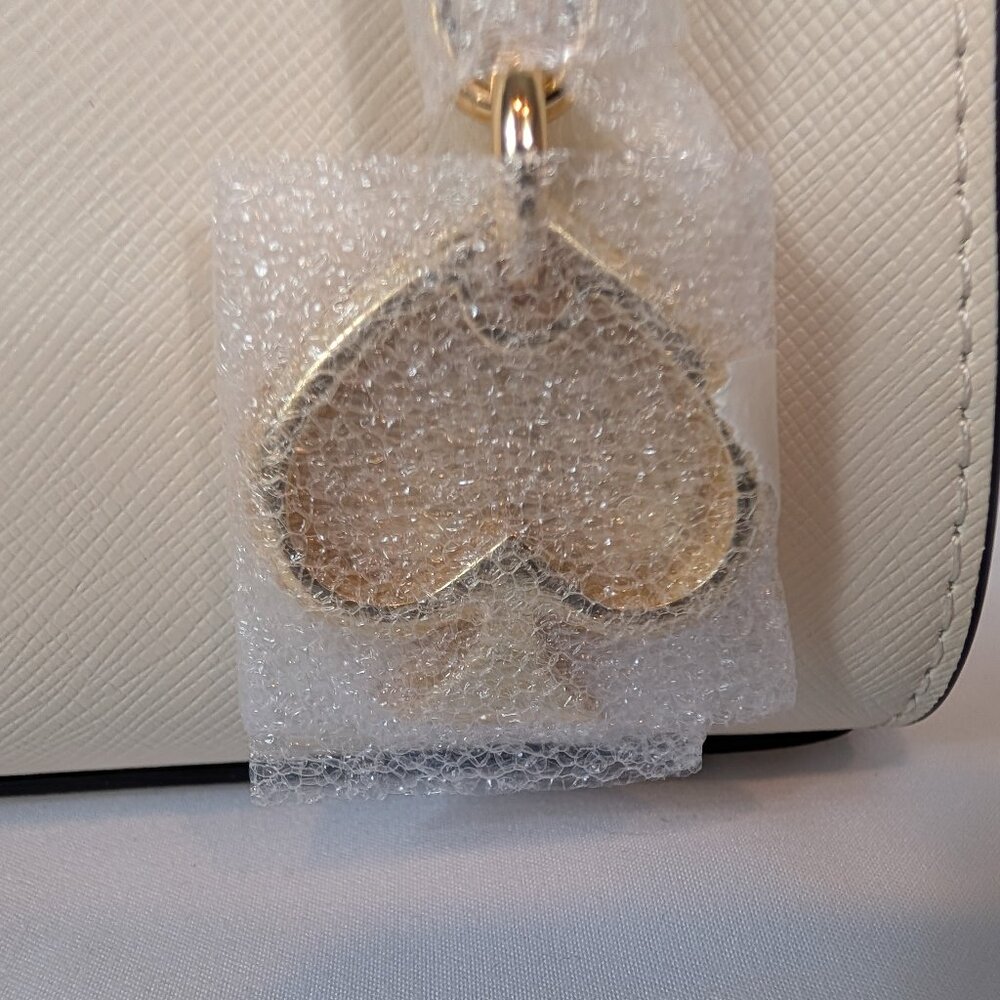 RAFFLE - ONLY 4 LEFT  NWT Kate Spade Madison Puffy Heart Small Satchel MSRP $409 - Picture 13 of 14